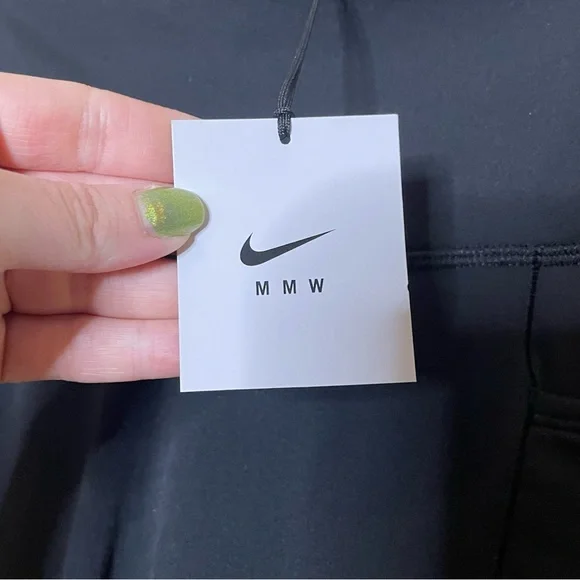 Nike x MMW High Waisted Mesh Black Leggings Size S NEW